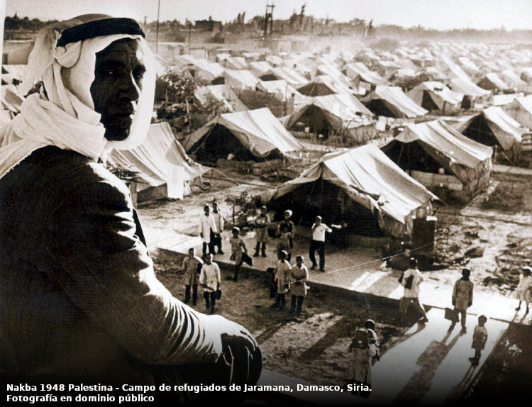 1948, campo de refugiados palestinos en Siria.